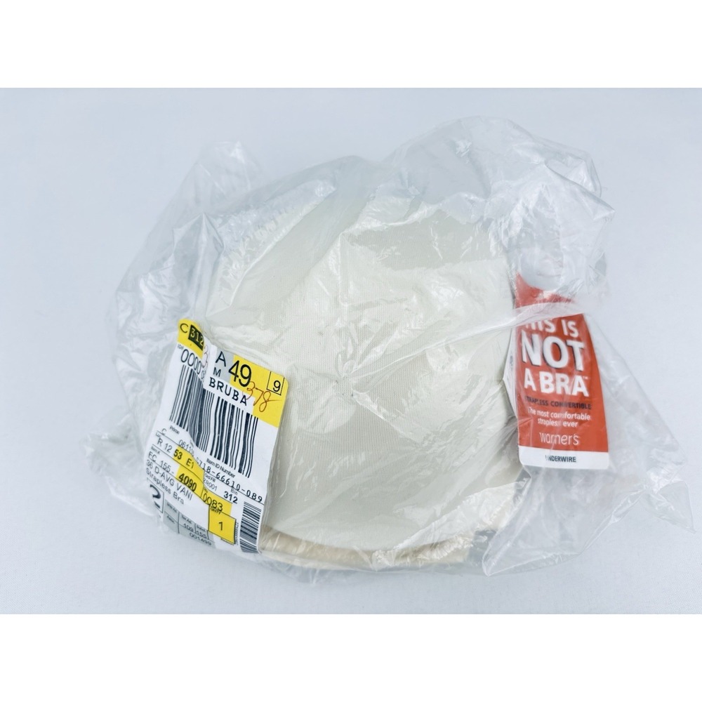 Warners This Is Not A Bra™ Convertible Underwire Bra 1693 Size 36D NWT White